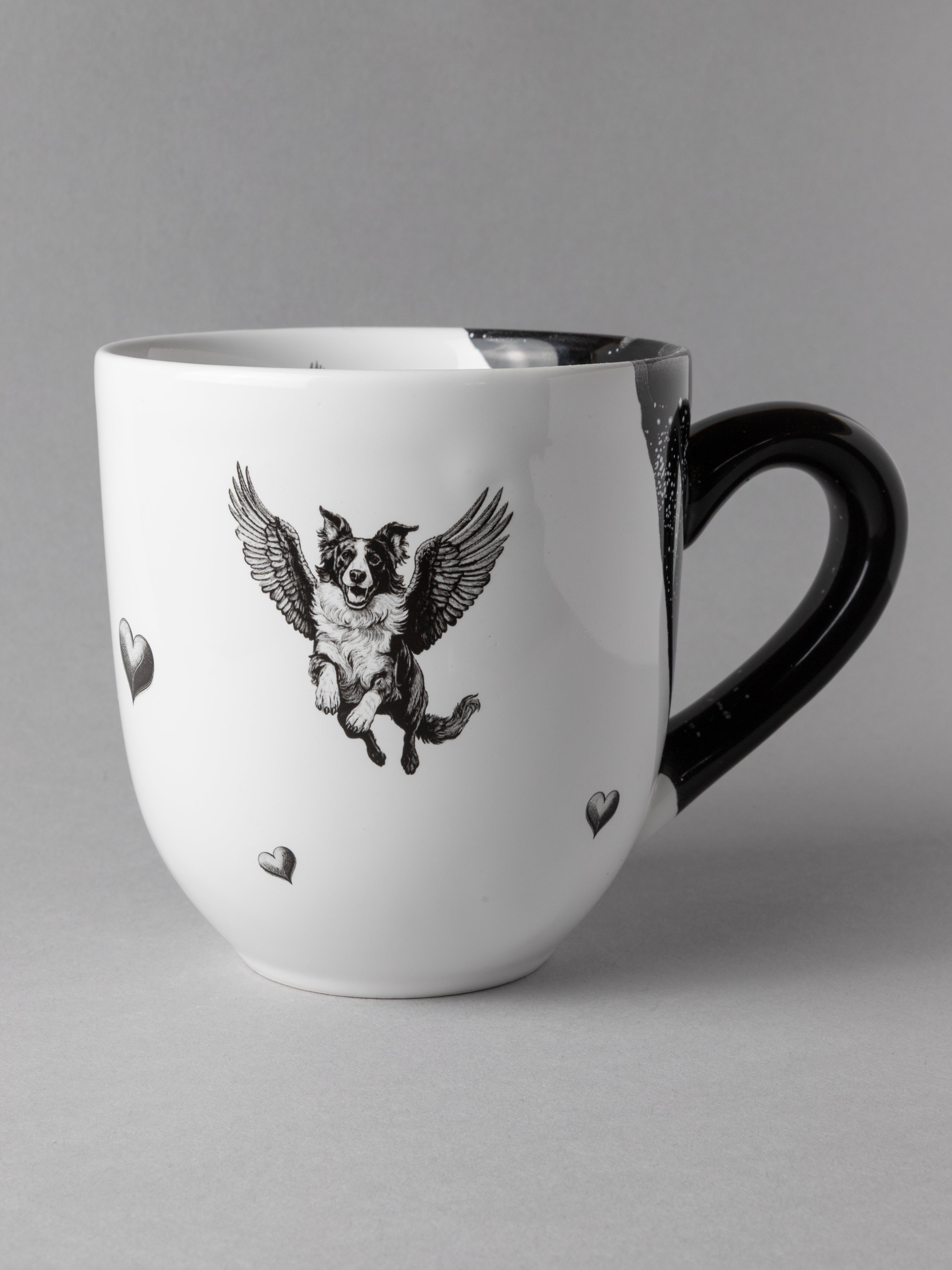 The Meg — WingMutts Border Collie Mug