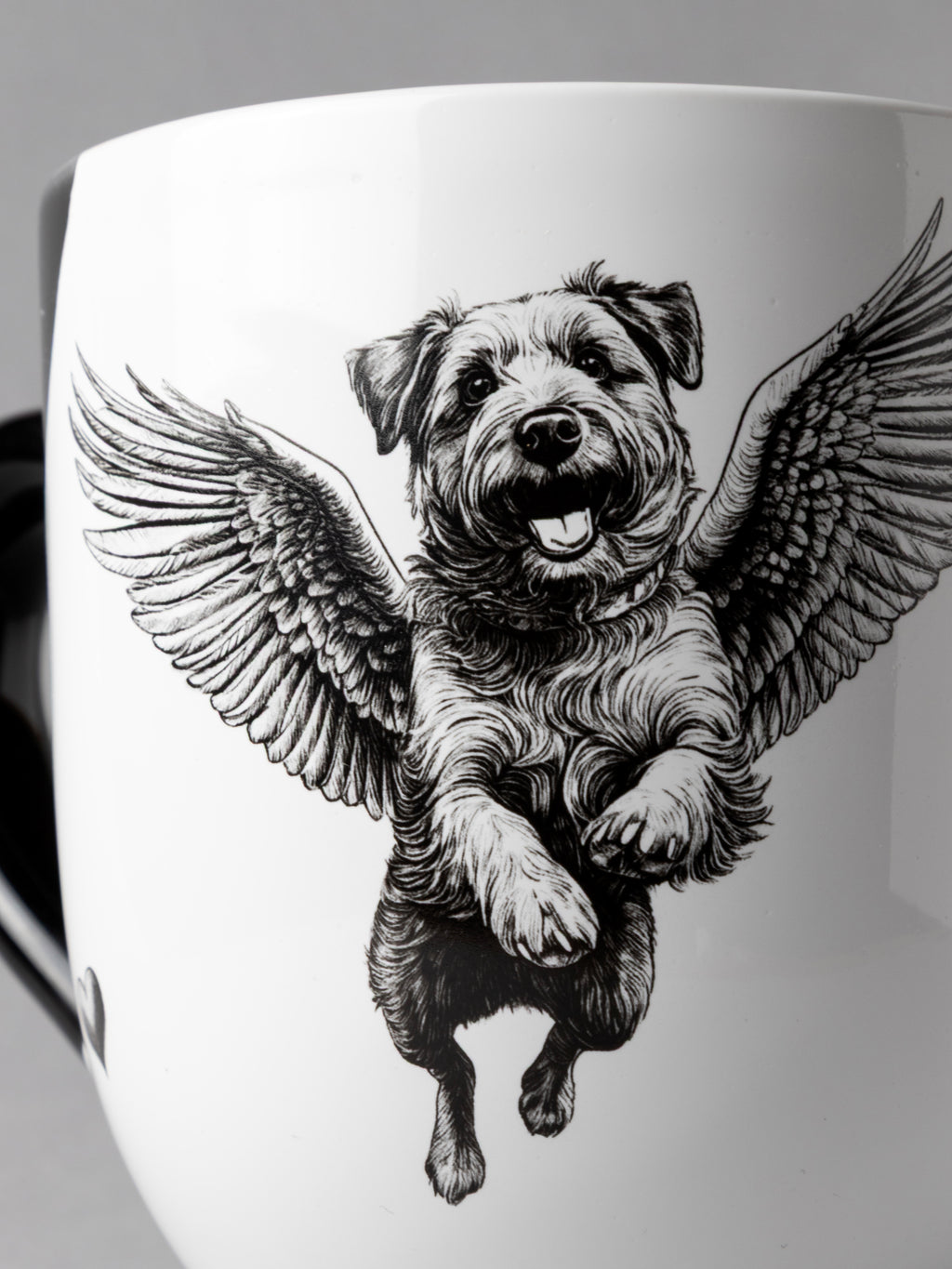 Sir Ruffles of the Border — WingMutts Border Terrier Mug