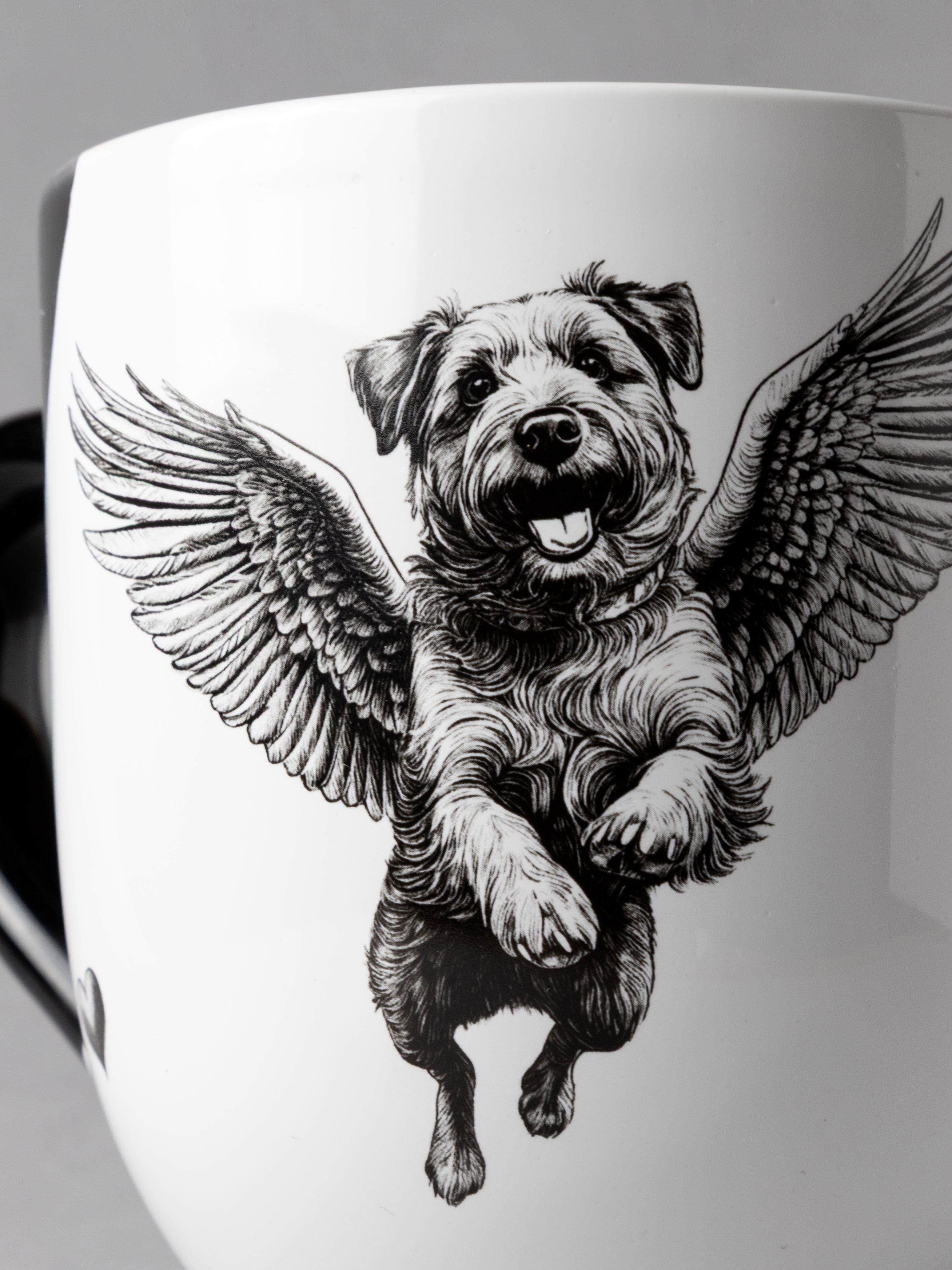 Sir Ruffles of the Border — WingMutts Border Terrier Mug