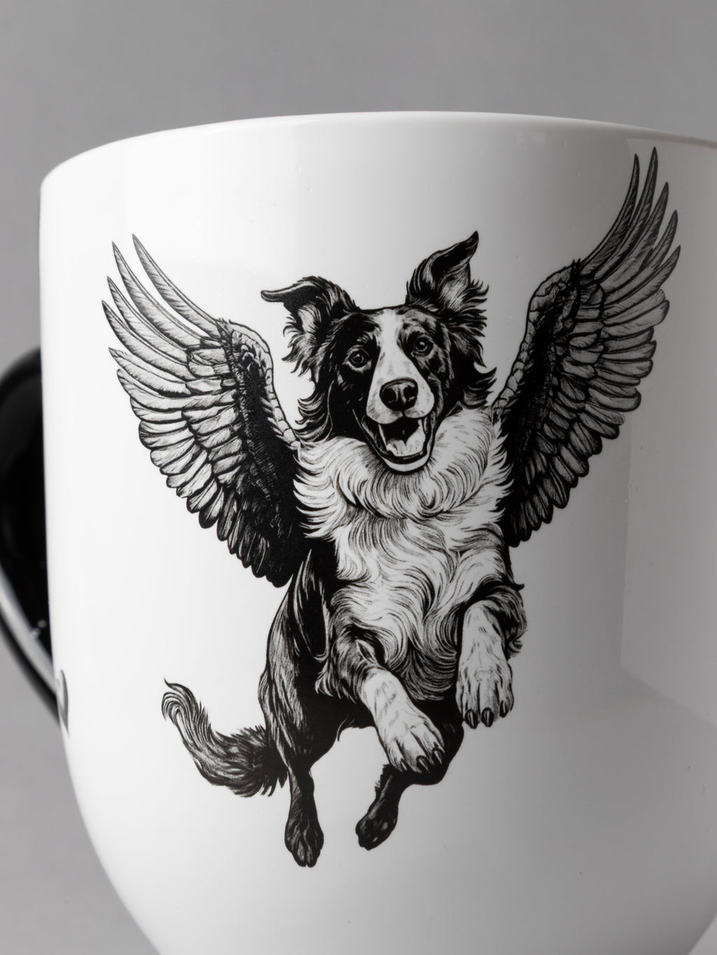 The Meg — WingMutts Border Collie Mug