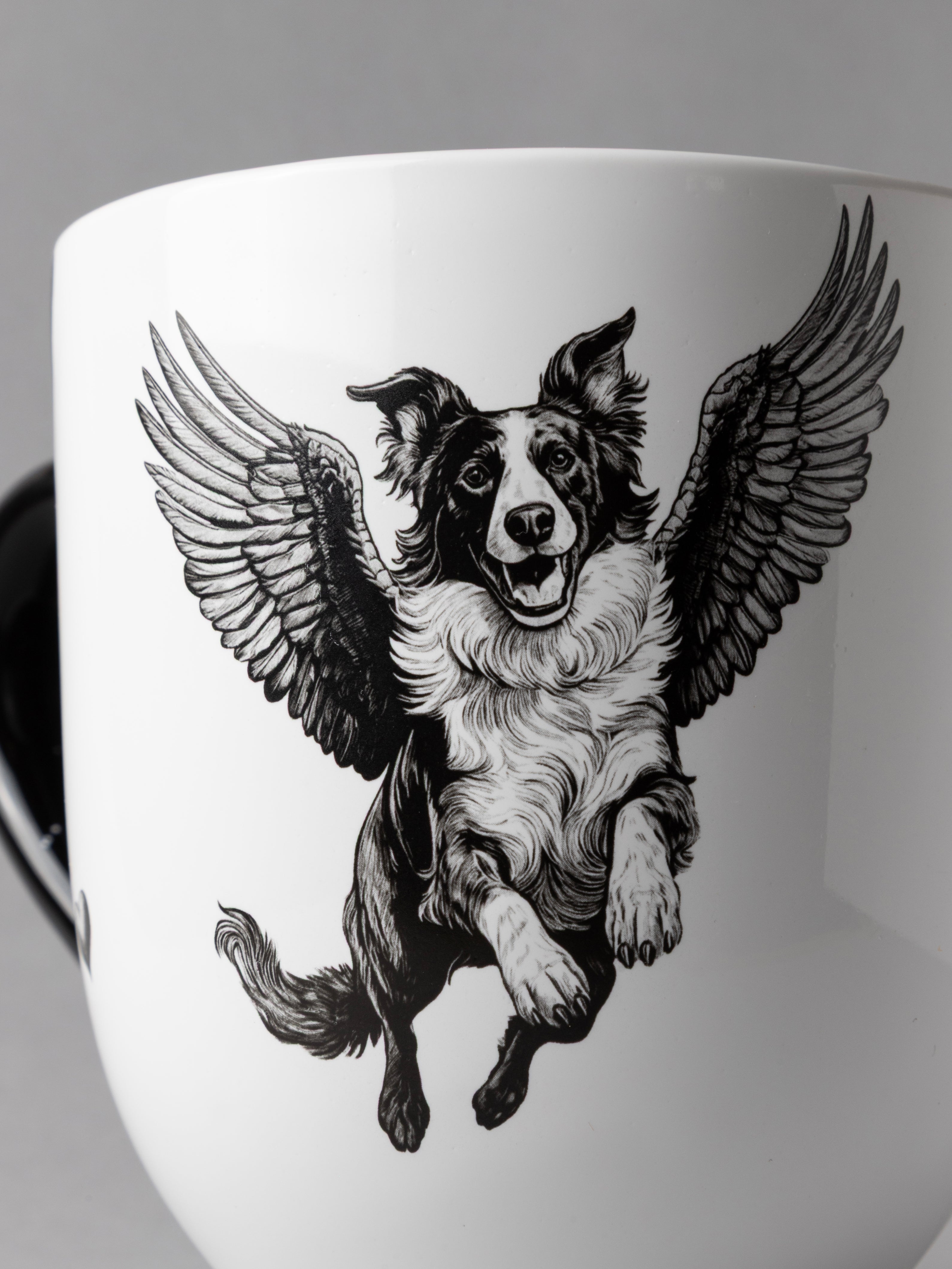 The Meg — WingMutts Border Collie Mug