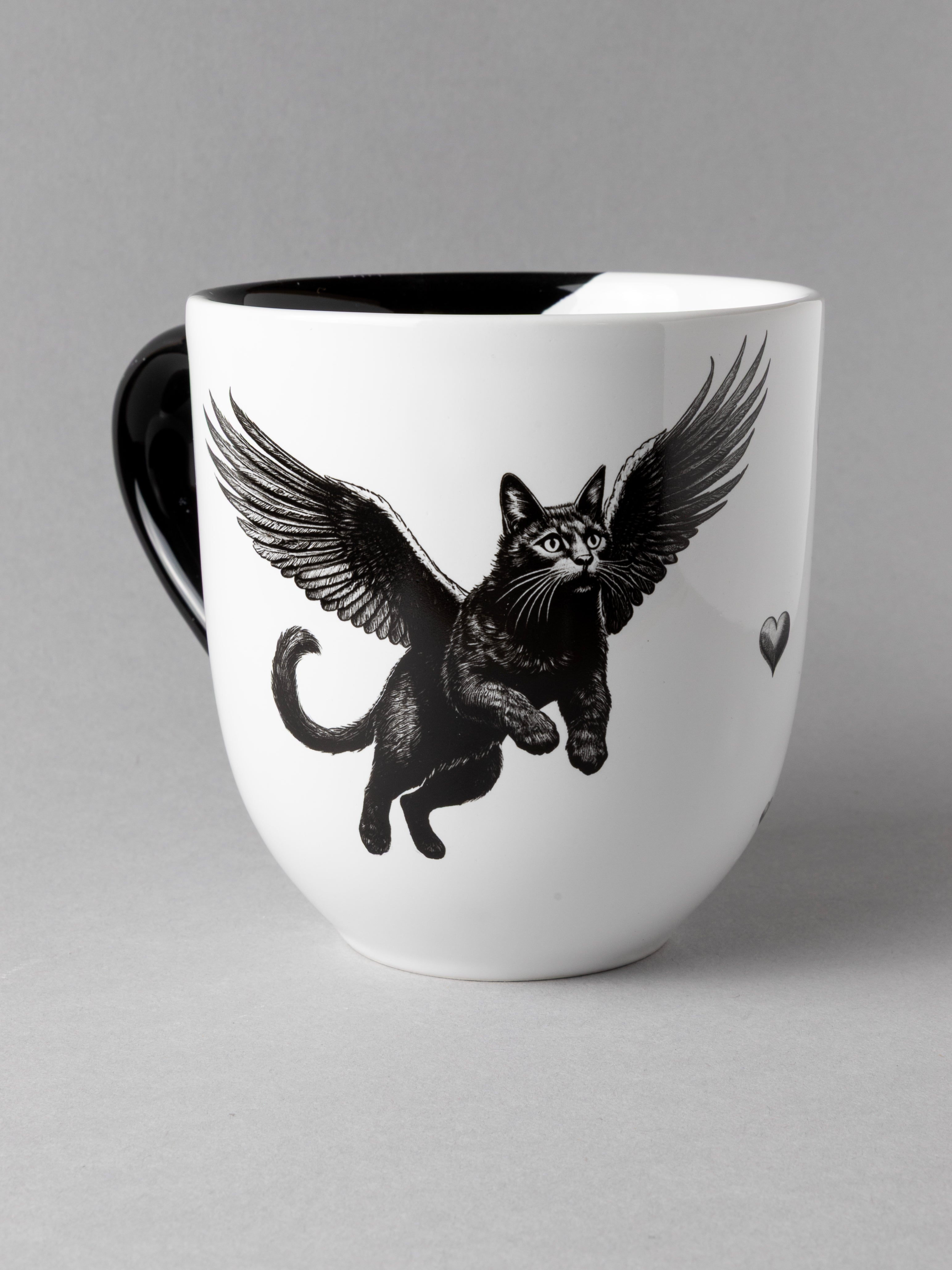 Madame Noir — WingMogs Black Cat Mug