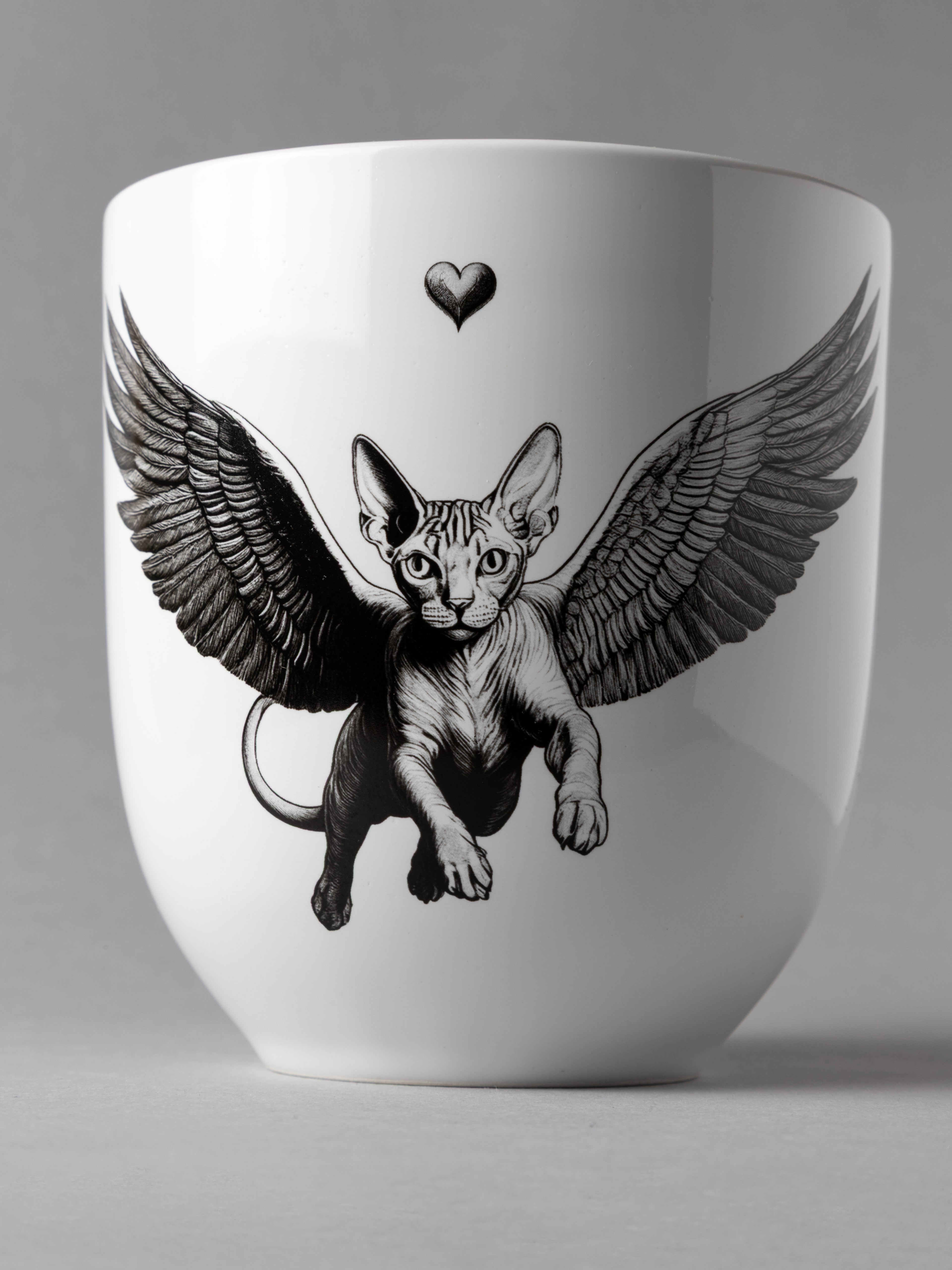 Empress Wrinklepaws — WingMogs Sphynx Cat Mug