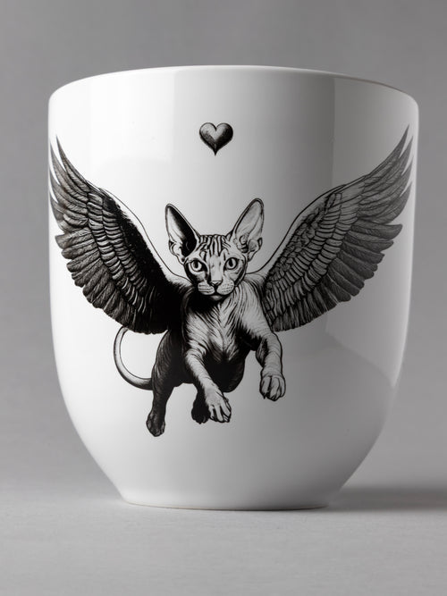 Empress Wrinklepaws — WingMogs Sphynx Cat Mug
