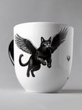 Madame Noir — WingMogs Black Cat Mug
